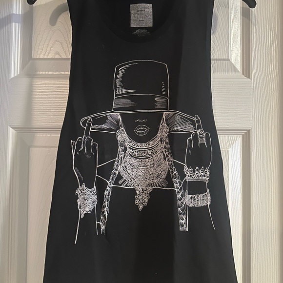 Beyoncé The Formation World Tour 2016 Black Tank Top Medium M - Picture 2 of 5